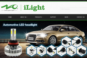 佛山做网站,汽配LED灯外贸网站建设