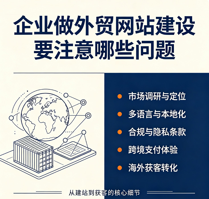 外贸B2B独立站搭建